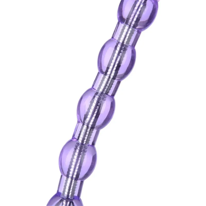 6 скоростей желе гибкие вибрирующие анальные бусы податливая Анальная пробка