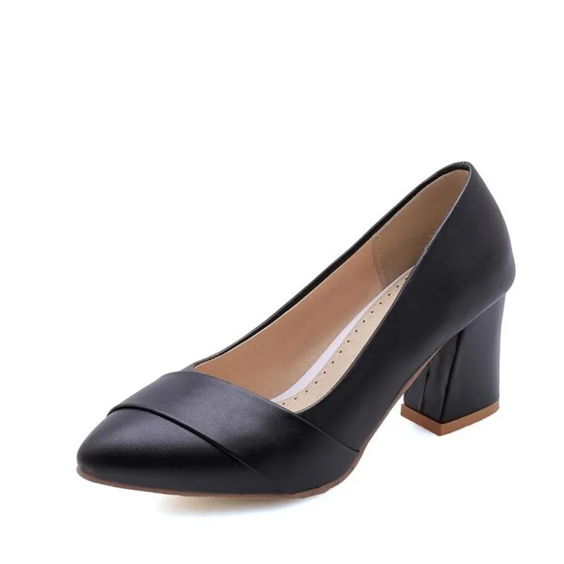 

Spring New pattern fashion Pointed head High-heeled Women Shoes Simplicity Comfortable Occupation work Shallow mouth Women Shoes