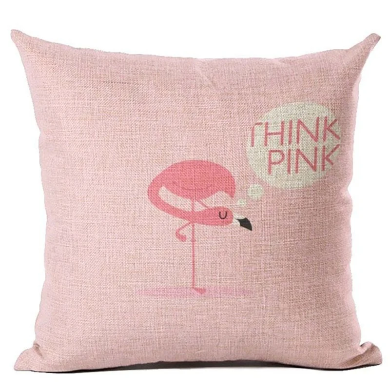 Розовые Искусственные Чехлы домашний декор льняная Подушка под заказ