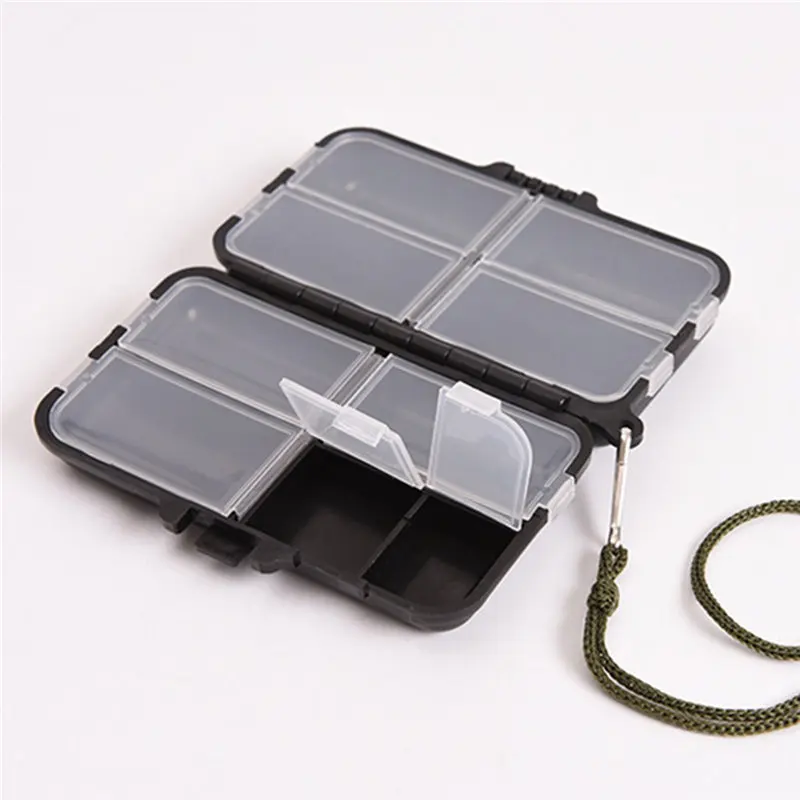 9 Отсеков коробки для рыболовных снастей прозрачная пластиковая приманка