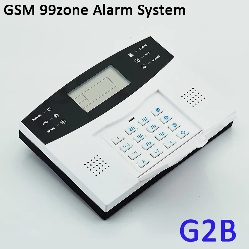G2B Gsm System Наиболее полные аксессуары безопасности для домашней семьи безопасности GSM PSTN сигнализация Новая беспроводная сирена пожарный дым газовый датчик - Цвет: G2B Gsm System