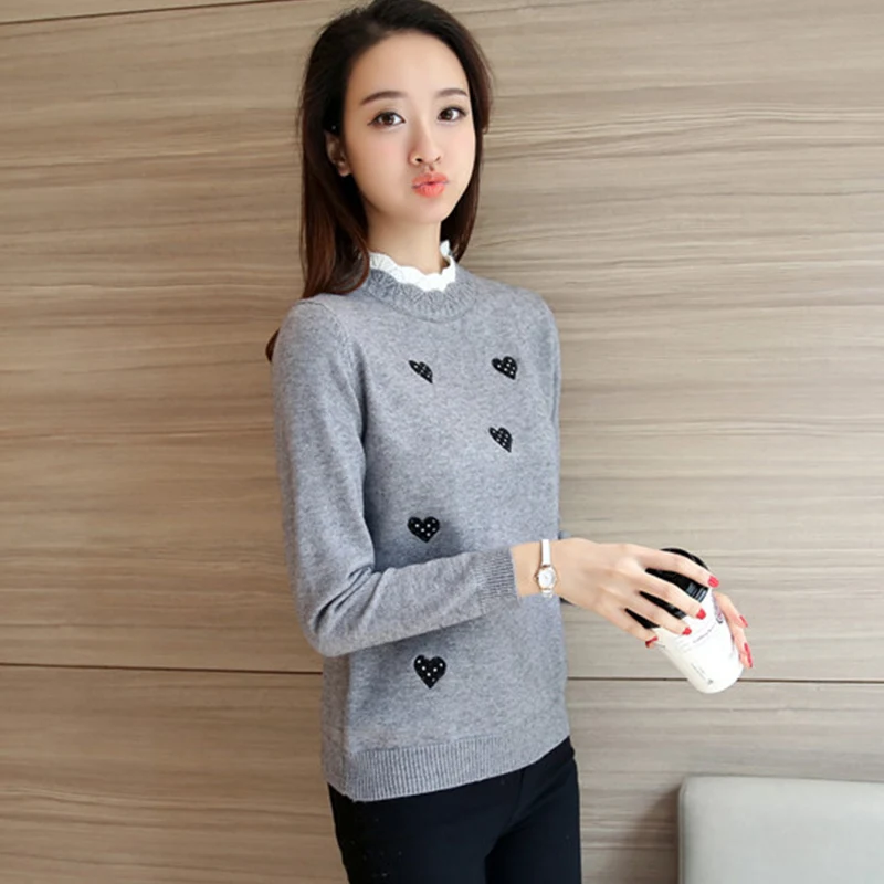 TIGENA 2020 Autumn Winter Knitted Turtleneck Pullover and Sweater Women Jumper Embroidery Cute Female Pull Fmme Yellow | Женская одежда