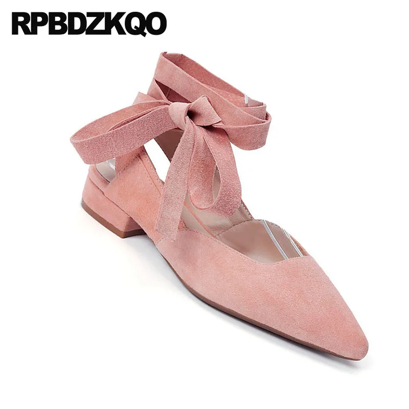 женщин сандалии зашнуровать красивая Slingback розовый Ремень для лодыжки Свадебная