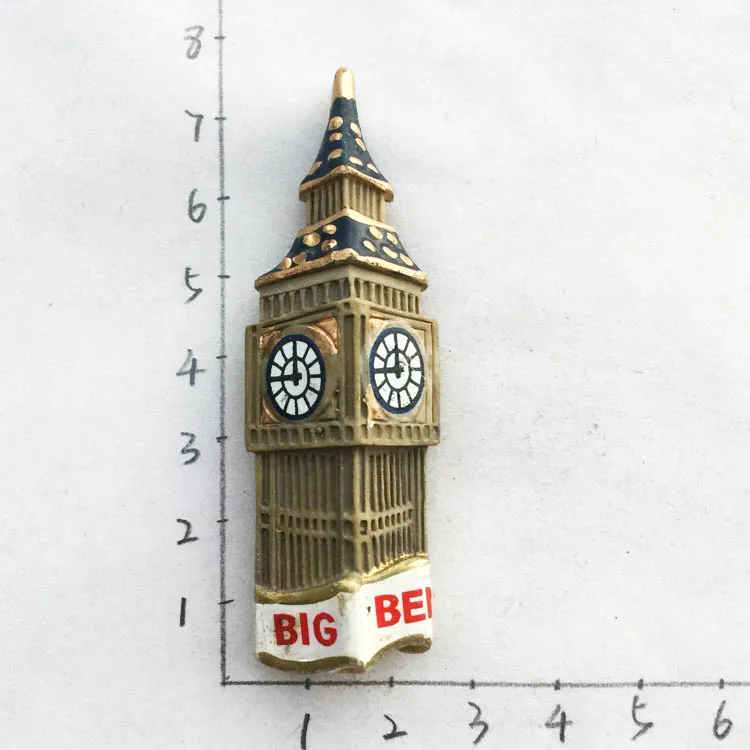 Магнитная наклейка на холодильник Lychee London Big Ben известный Ландшафтный магнит