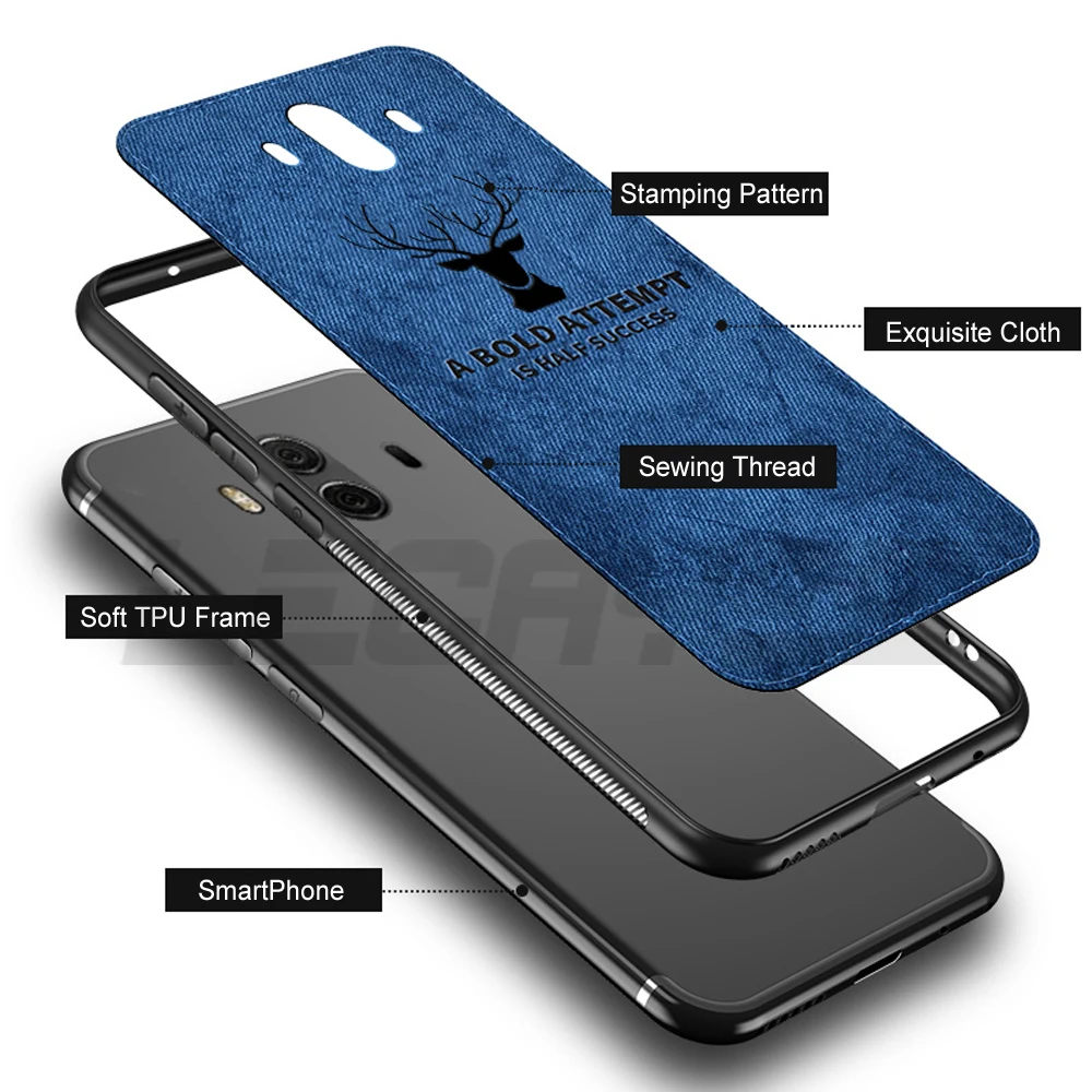 Классические тканевые чехлы с рисунком оленя в стиле ретро для Nokia 7 Plus x7 x6 x5 8 Sirocco