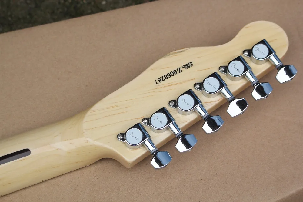 Free Shipping top quality factory Maple fingerboard Standard F TeLe telecaster blue Electric Guitar 17-11 | Спорт и развлечения