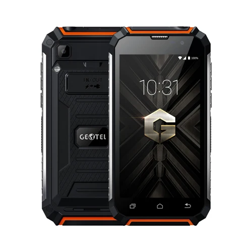 Oranage Geotel G1 Geotel G1, 2 Гб оперативной памяти, 16 Гб встроенной памяти, 5,0 дюймов Android 7,0 MTK6580A смартфон противоударный 7500 мА/ч, Батарея 4 ядра, но не более чем на 1. 3g Гц 3g сотовый телефон - Цвет: Oranage Geotel G1