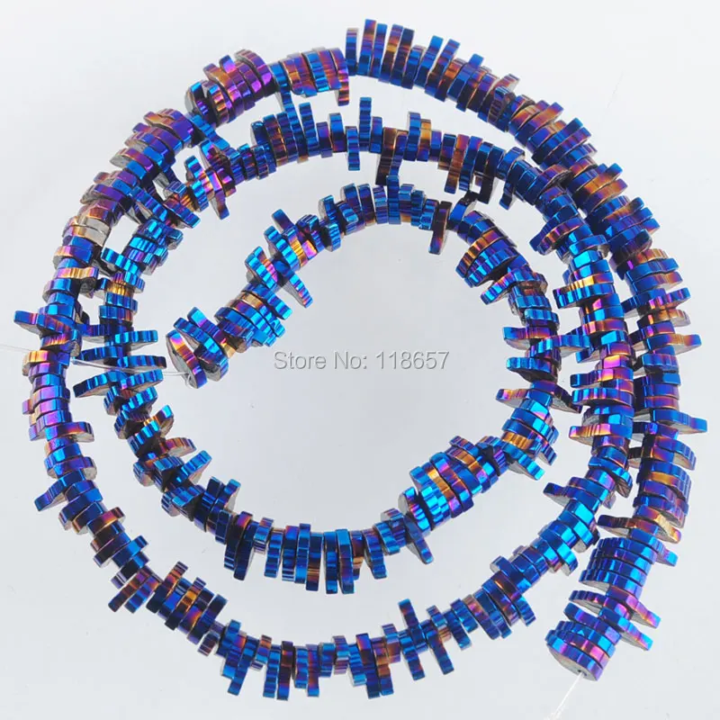Free shipping Hematite 3x6x1MM Spacer Loose Beads Strand 15 1/2 Inches For Making Jewelry IBG212 | Украшения и аксессуары