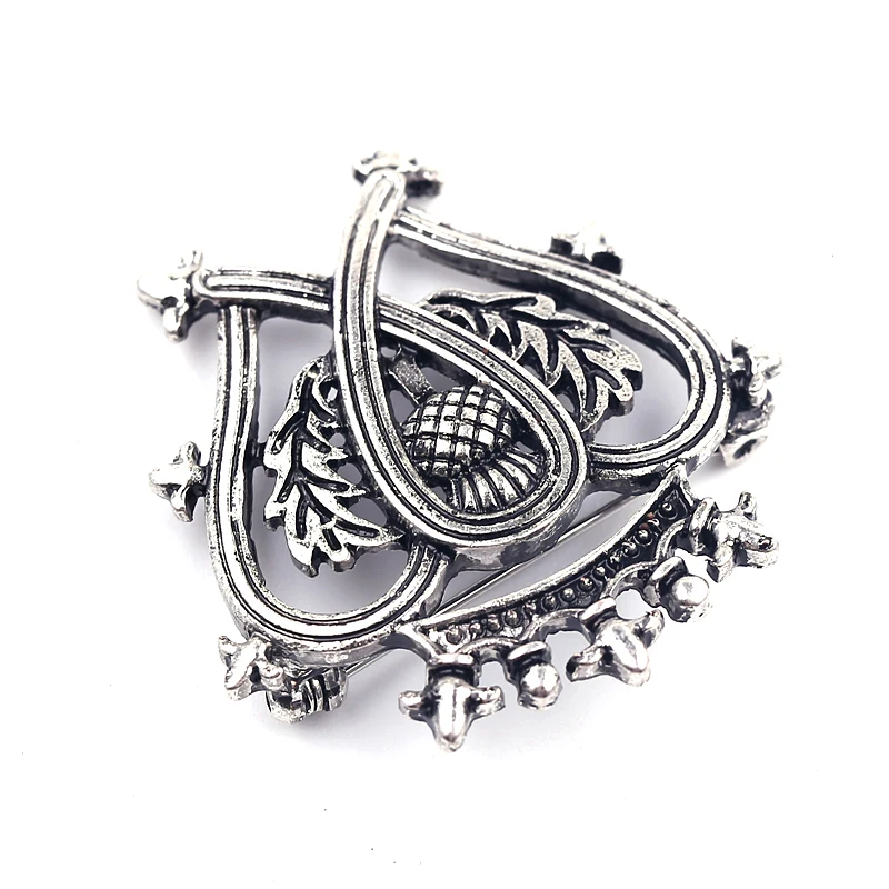 Брошь Outlander цветок корона сердце Шотландия Thistle шотландский ирландский значок