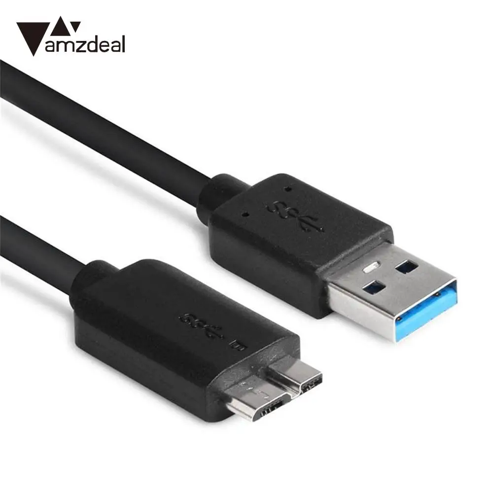 Amzdeal Высокоскоростной USB 3,0 мужчина A к Micro B быстрое зарядное устройство Синхронизация данных внешний жесткий диск кабель для передачи данных кабель питания