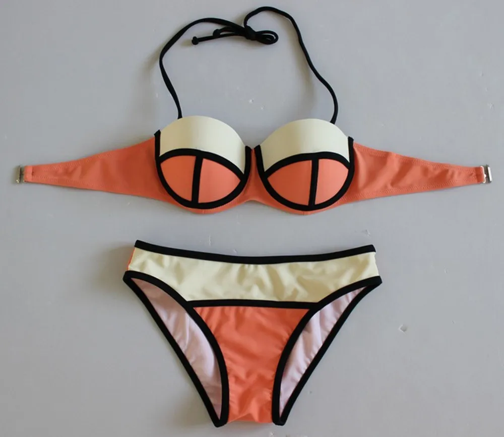 4 цвета сексуальный пуш-ап бикини купальник для женщин купальники девочек летнее