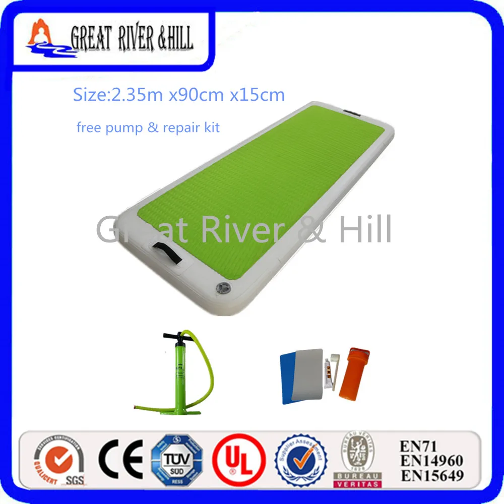 2017 Горячая Распродажа надувной коврик для фитнеса Коврик йоги тренировок с