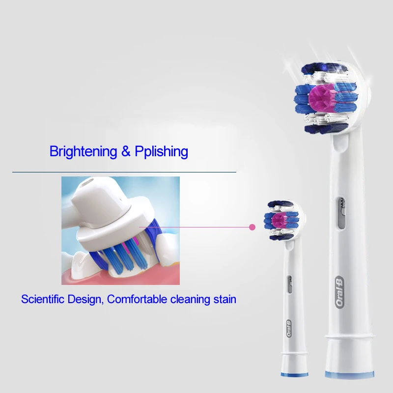 

Oral B Brush Heads EB18-3 Electric Toothbrush Heads for Adult Electric Toothbrush Replacement Head NEW Package