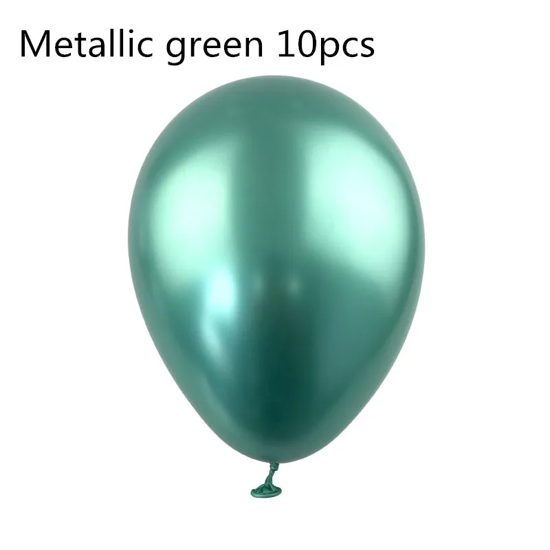 Metallic green 10pcs Большие 95*80 см милые воздушные шары из фольги в виде Русалочки для девочек, украшения для дня рождения, гелиевые воздушные шары в виде Русалочки из мультфильма - Цвет: Metallic green 10pcs