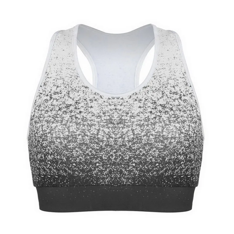 gray bra1 Сексуальный спортивный костюм для женщин, градиентный комплект для фитнеса, йоги, спортивный костюм, спортивная одежда для бега, топ и леггинсы, спортивный костюм для фитнеса, Mujer - Цвет: gray bra1