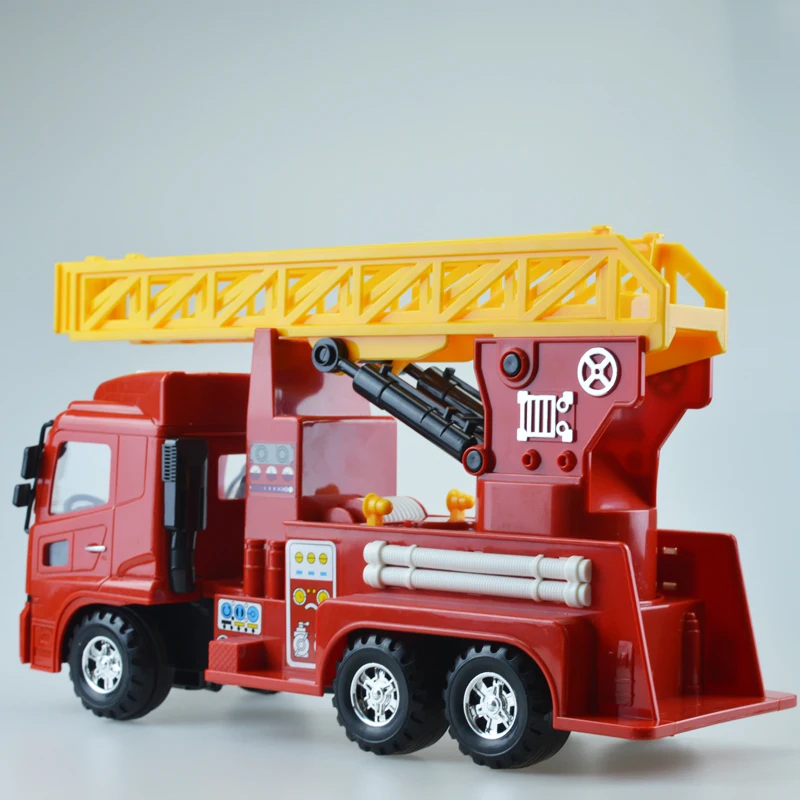 1 шт. роскошный изысканный грузовик пожарная модель грузового автомобиля звук и