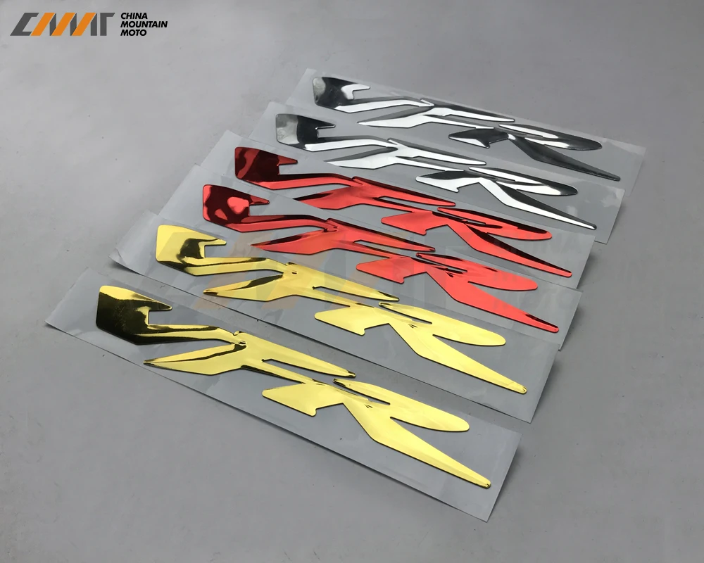 3d наклейка на мотоцикл с логотипом VFR для HONDA VFR400 VFR800 VFR1200 (VFR) Badge|Наклейки и