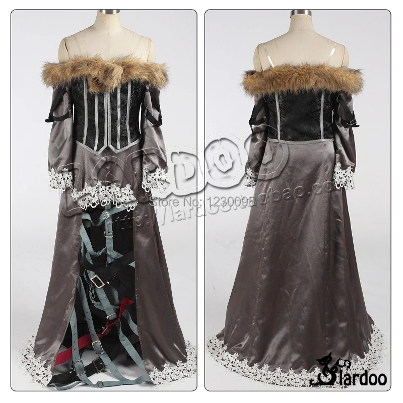Final Fantasy X 10 Lulu Cosplay Costume halloween party dress with high quality adult christmas costom made | Тематическая одежда