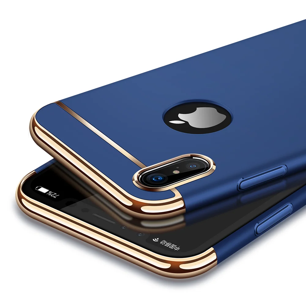 Original Joyroom for Iphone X Ultra Thin Plating Hard Phone Protective Case Matte back Mobile Cover iphone |