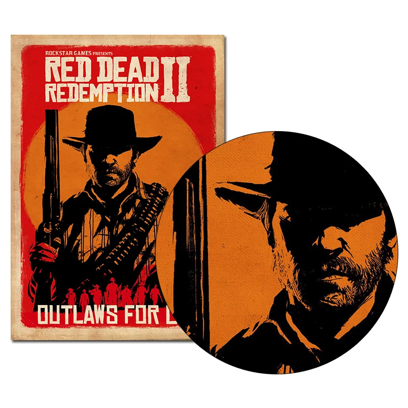 Красные изображения из фильма «Red Dead Redemption» 2 игры Холст плакат стены искусства печать живопись 20x30 60x90 см обои Декоративная Настенная картина для гостиной