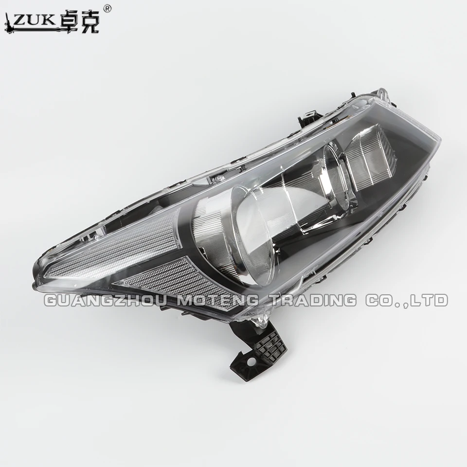 ZUK 2 шт. левый и правый фары головного света лампы для HONDA ACCORD CP1 CP2 CP3 2008 2009 2010 2011 2012 2013 HID галогенные лампы