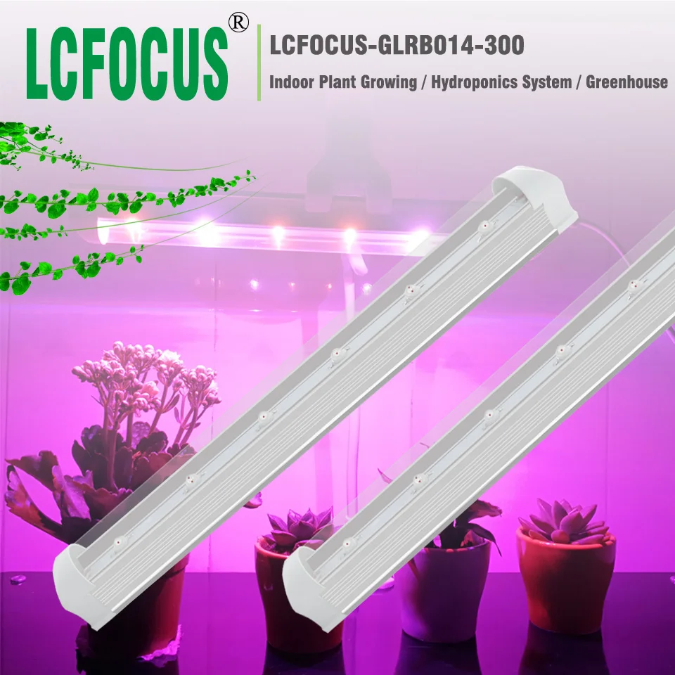 14W LED Grow Light 1W 3W 5W Red 660nm Blue 440nm Grow LED AC85-265V Tube For Hydroponics Vegetable Fruit Succulent Plant Growing