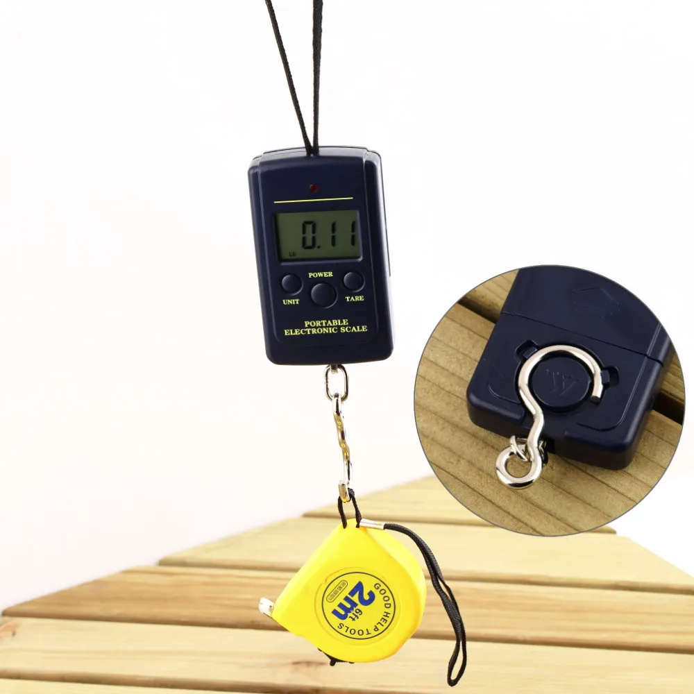 40Kg Digital Hanging Luggage Fishing Weight Scale Portable kitchen Scales cooking tools electronic Household Hook Scales