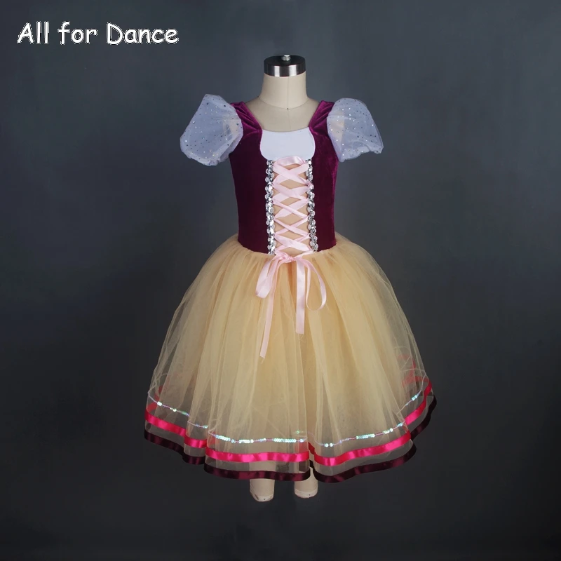 Romantic Ballet Dance Costume Long Dress Tutu For Girls/Adult Performance Stage Wear | Тематическая одежда и униформа