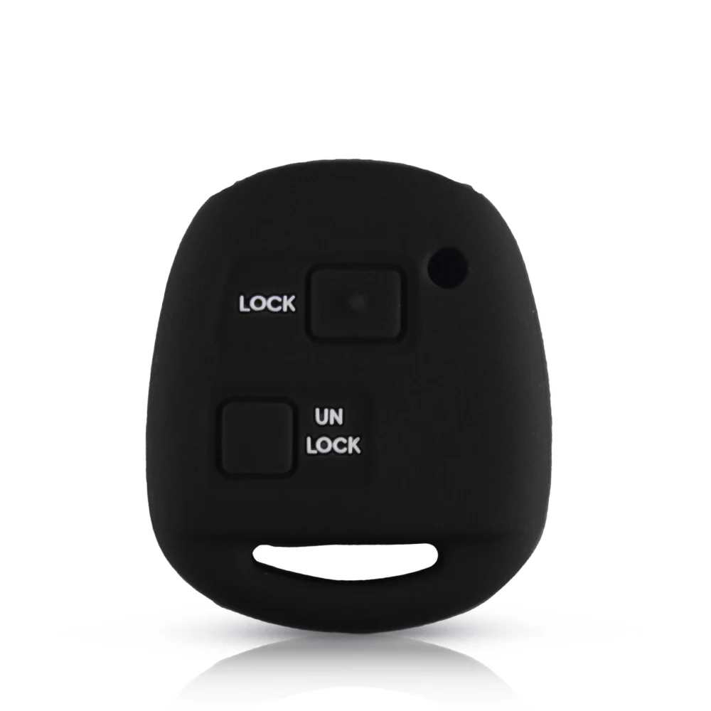 Dandkey силиконовый чехол для TOYOTA CAMRY RAV4 PRADO COROLLA AVENSIS LAND CRUISER Yaris без логотипа с 2