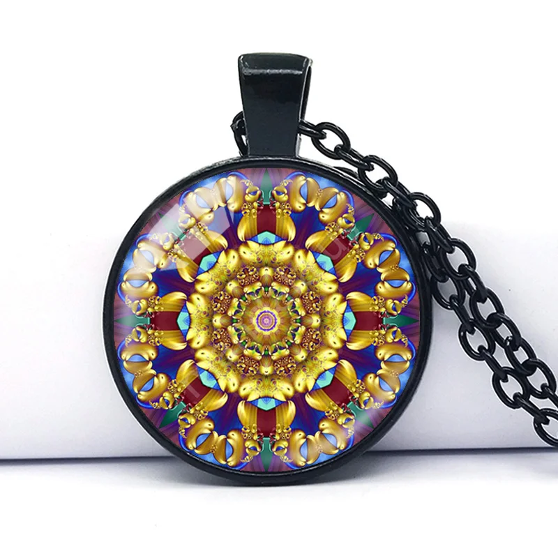 Модное винтажное ожерелье Ом индийские ювелирные изделия для йоги дзэн буддизм