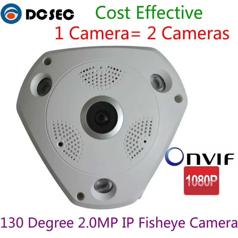1920x1080 P 2.0mp панорамный Fisheye 3 массив ИК ip Камера POE Ночное Видение безопасности ONVIF P2P
