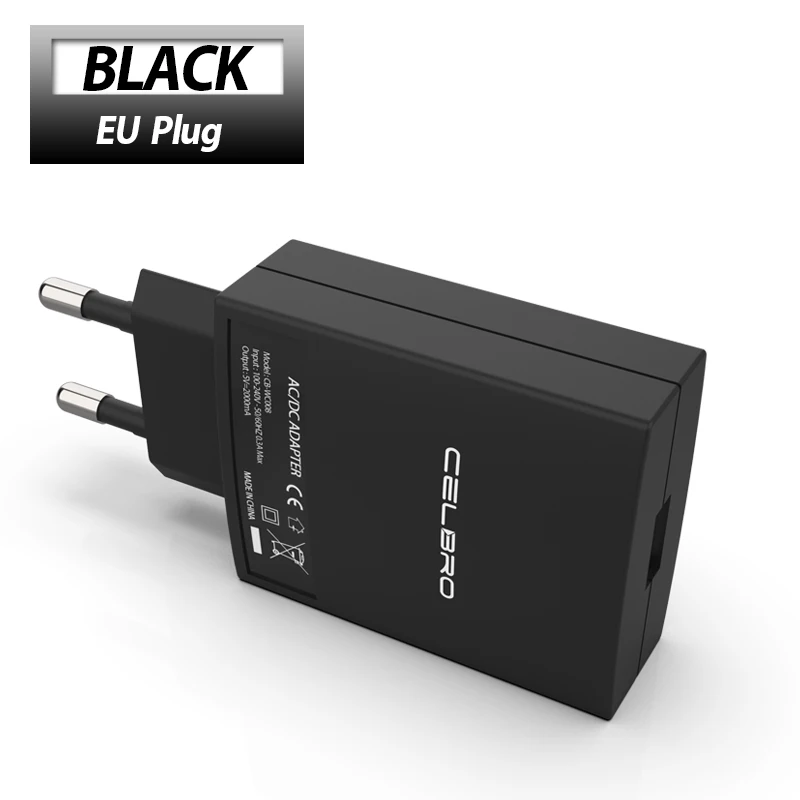 Black EU Charger 2a usb настенное зарядное устройство для мобильного телефона зарядное устройство адаптер питания для iphone Универсальный дорожный адаптер ЕС США штекер для ipad окно планшета сотового телефона - Тип штекера: Black EU Charger