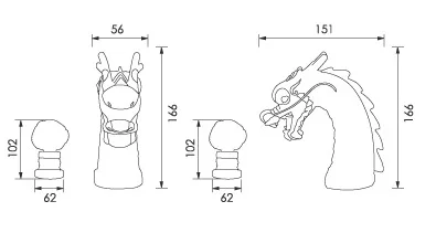 3 шт. смеситель для ванной комнаты дракон | Обустройство дома