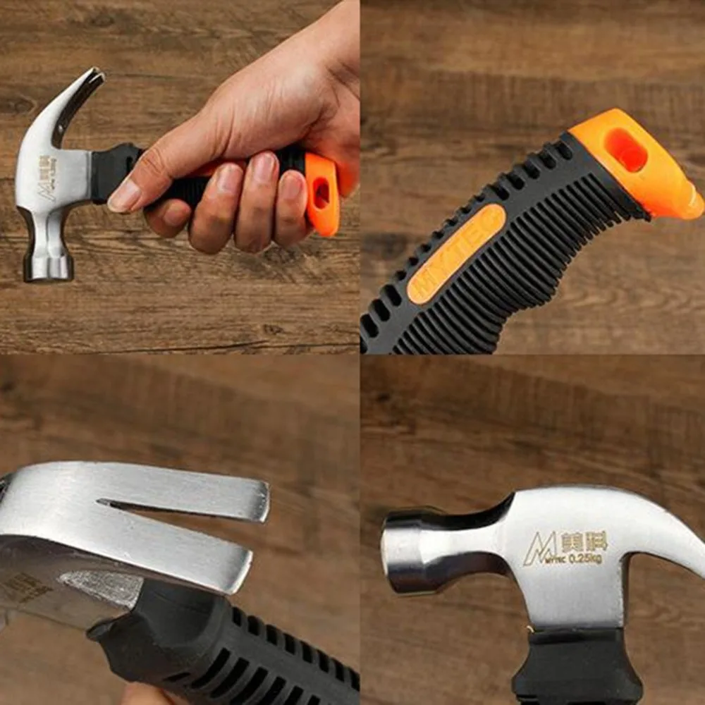 Магнитный молоток с круглой пластиковой ручкой для деревообработки и