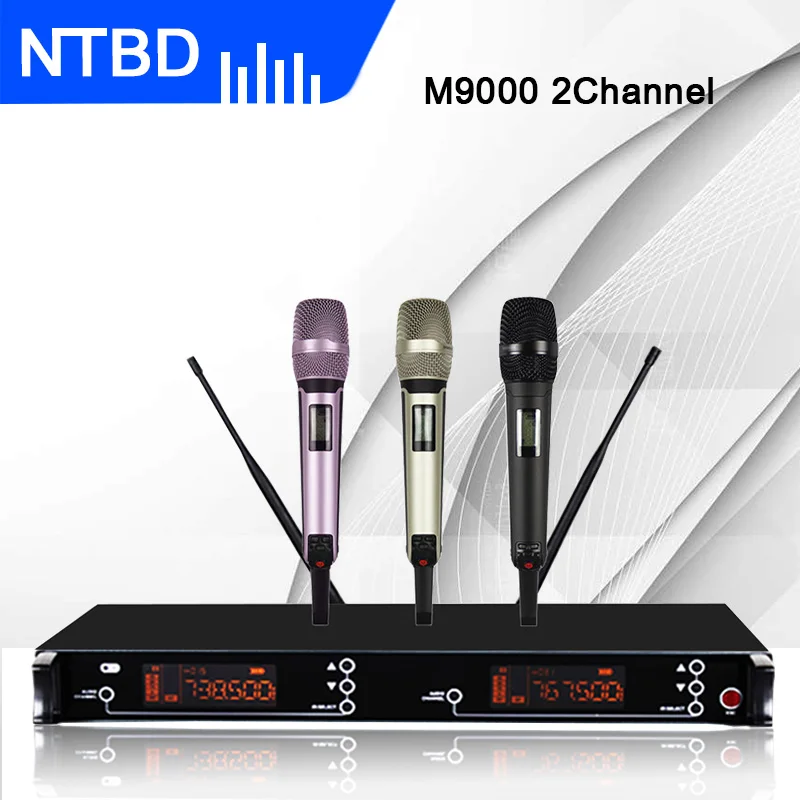 NTBD сценическая церковная караоке Вечеринка M9000 UHF профессиональная двойная