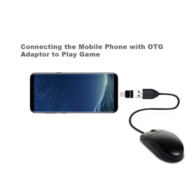 Переходник с Type C на USB OTG для флеш накопителя S8 note 8 телефонов Android|Переходники и