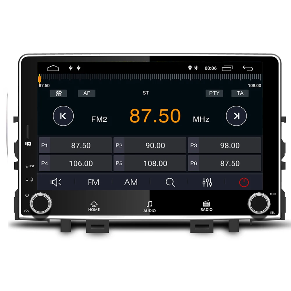 Newest Android 10 8 core Car GPS DVD Player For KIA RIO Radio 2017 2018 Multimedia Satnav Headunit Eight Core 4G+32G stereo IPS |