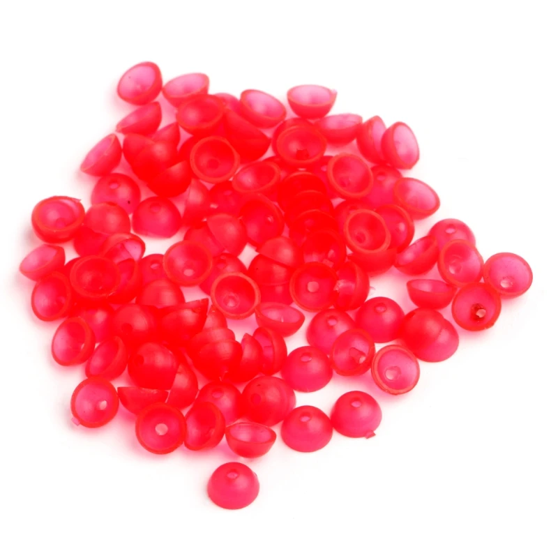 100 шт рыболовные снасти в виде бобов полукруглые стопор для поплавка мяч