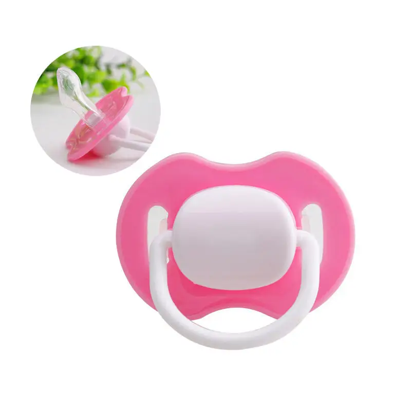 Pointed pink Wecute силиконовая соска для детского соска, для новорожденных, ортопедическая пустышка для соска - Цвет: Pointed pink