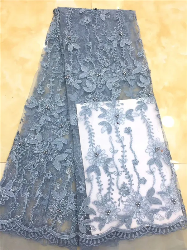 Бордовое Сетчатое кружево 2018 нигерийское Свадебное с 3D аппликацией африканские