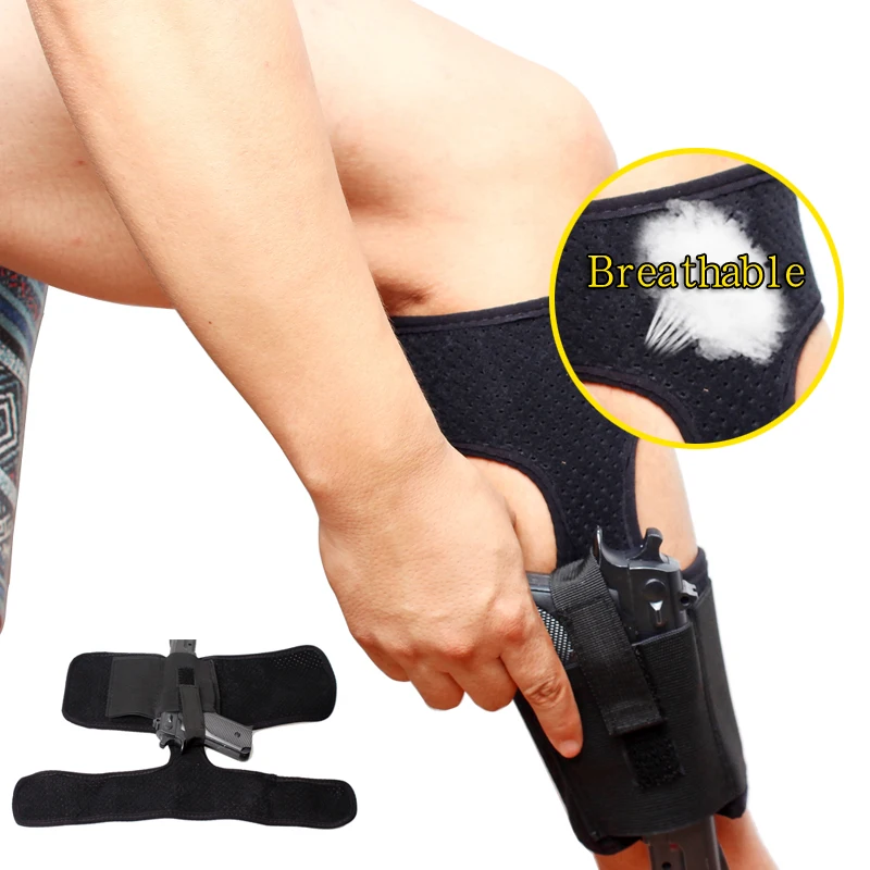 Кобура на лодыжке для скрытого ношения 1 шт. дышащая регулируемая ножка переноски