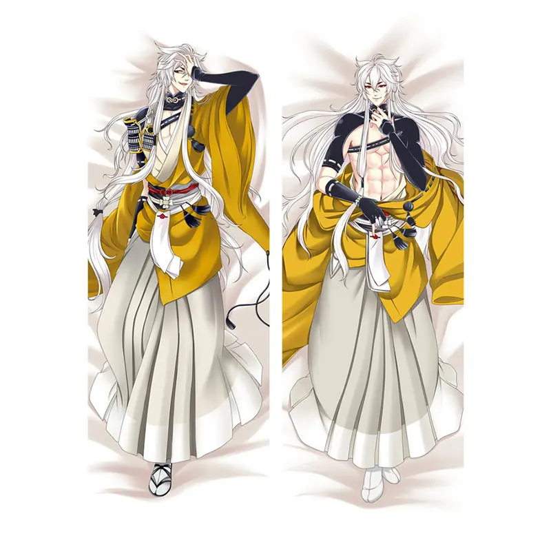 Аниме игры Touken Ranbu онлайн наволочки сексуальный мальчик наволочка 3D двухстороннее постельное белье обнимающее тело наволочка настроить TRB3 - Цвет: 2WAY