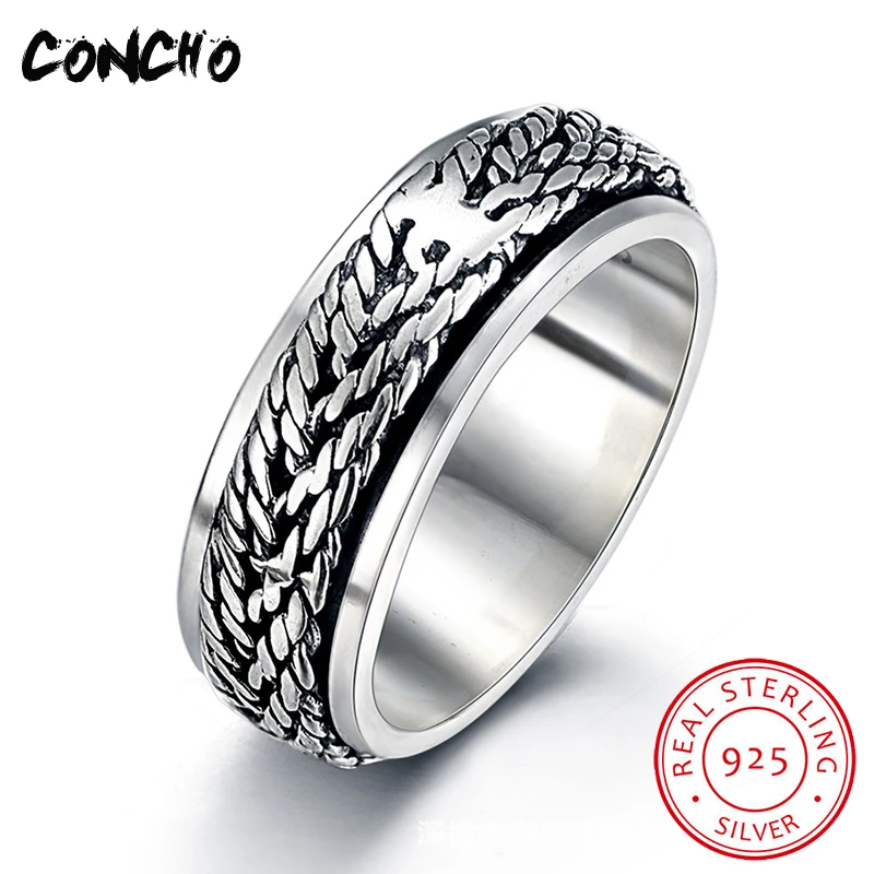 Concho Jewelry 925 Sterling Silver Geometry Opening Rings For Women Wedding Special Offers Gifts 2018 | Украшения и аксессуары
