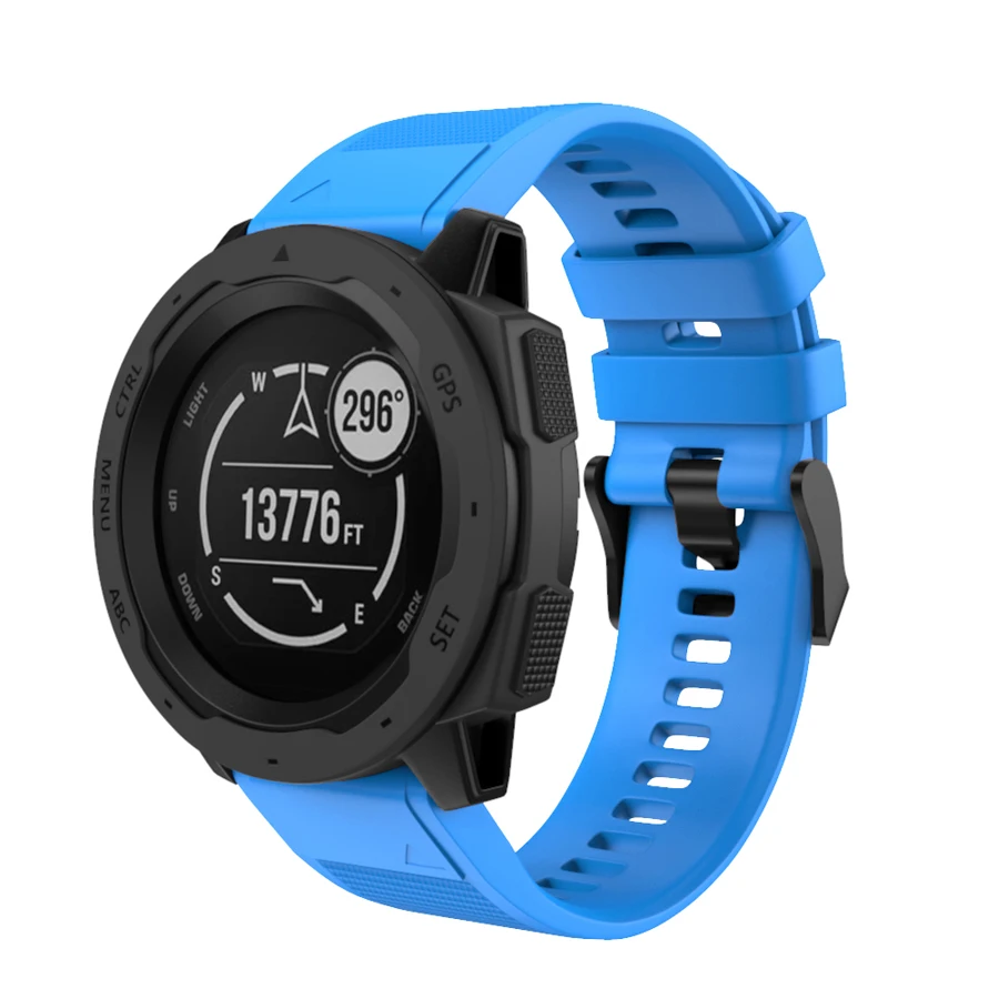 26 мм 22 силиконовый ремешок для часов Ремешок Garmin Fenix 5X Fenix3 3HR 5 Plus S60 MK1 часы Easyfit