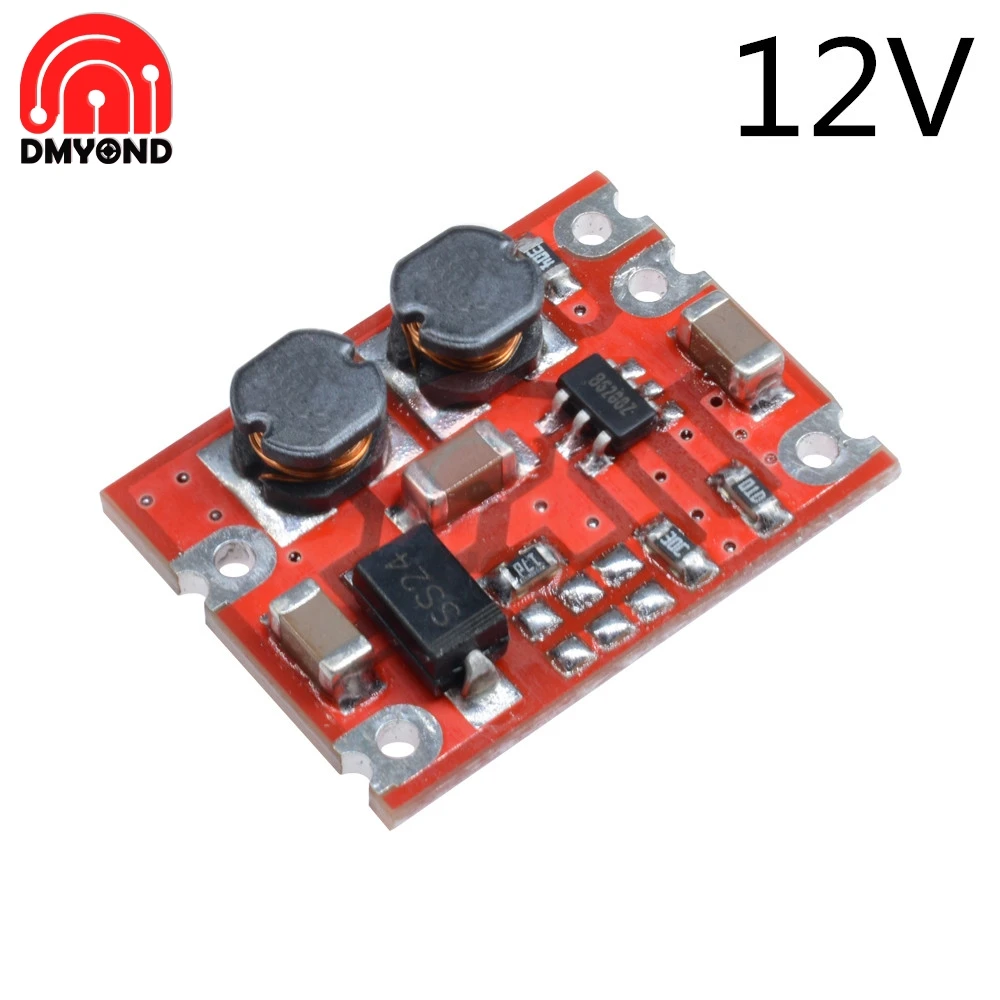12V 3,3 V/5 V/4,2 в/9 В/12 V DC-DC Автоматический Бак Boost Мощность модуль S09 шаг вверх и вниз доска Вход 3 V-15 V Выход электронный DIY PCB - Цвет: 12V