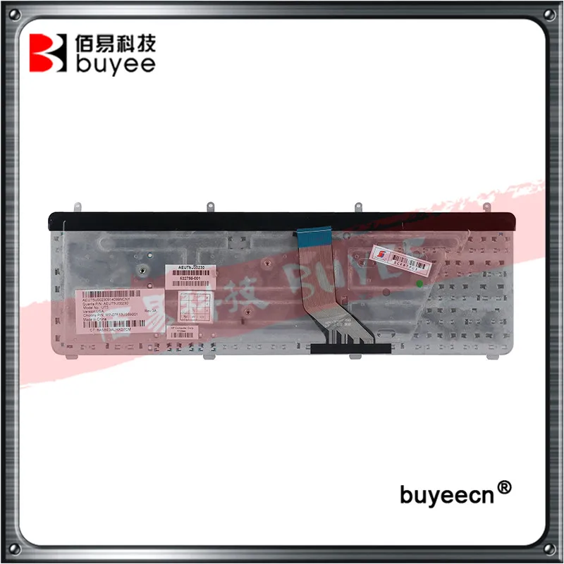 Черно белая клавиатура для ноутбука HP Pavilion DV7 2000 3000 US 90% Новинка|us keyboard|keyboard for hp
