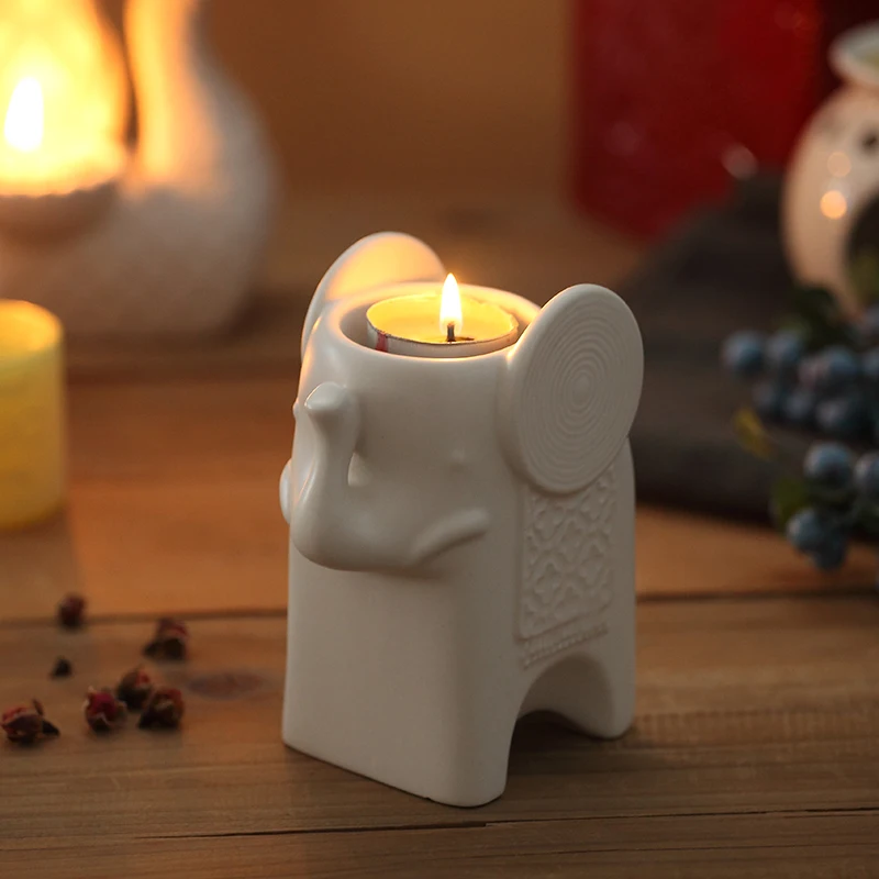 Керамический подсвечник свадебное украшение подарок на день рождения