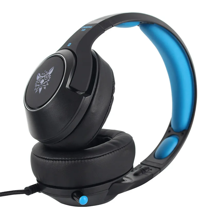 onikuma gaming headphones casque wired pc gamer stereo earphone headset for laptop ps4xbox one with microphone breathing light free global shipping