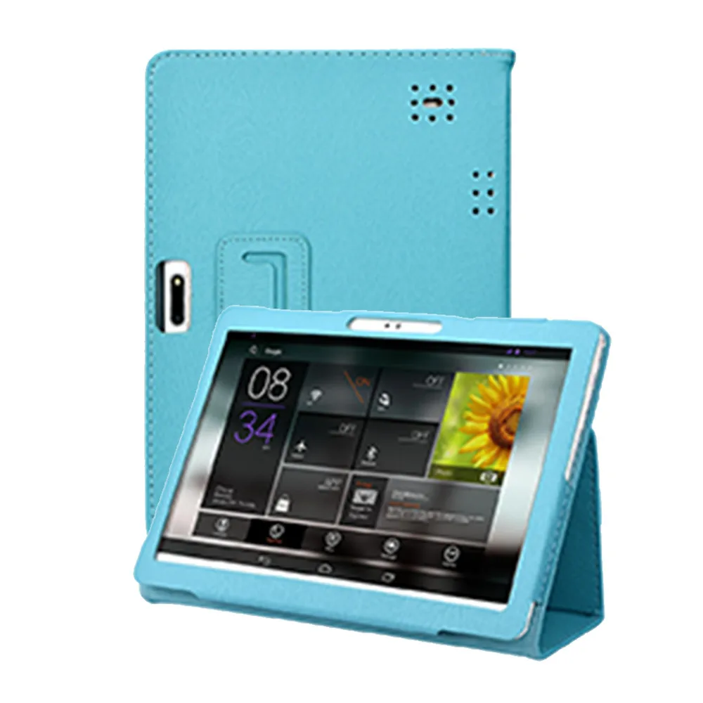 Universal Folio Leather Stand Cover Case For 10 10.1 Inch Android Tablet PC Solid Color Back Protective Shell | Компьютеры и офис