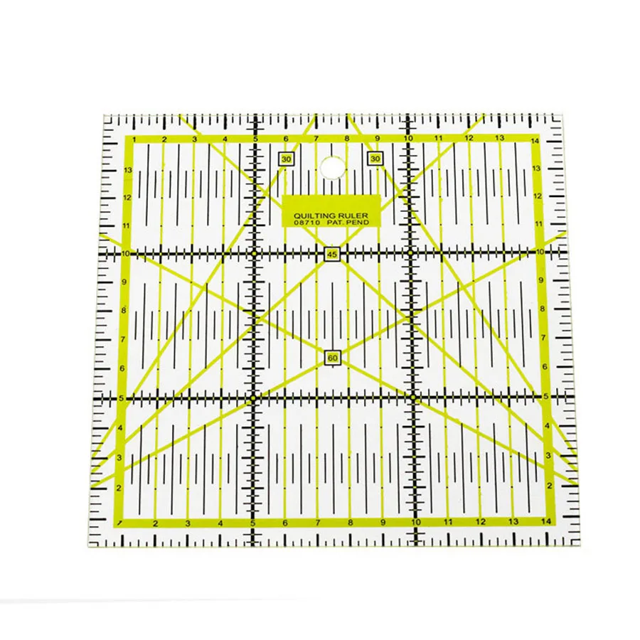 Fashion Patchwork Sewing Craft Ruler Clothing Proofing Copy Yardstick Curve Rulers DIY Tools 15*15cm | Дом и сад